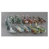 (6) VINTAGE FISH SALT AND PEPPER SHAKER SETS
