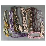 LARGE MIXED BEADED NECKLACE GROUP