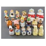 (9) ETHNIC FIGURES SALT AND PEPPER SHAKER SETS