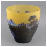 ART NOUVEAU CAMEO GLASS VASE GALLE STYLE