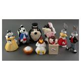 (5) VINTAGE LOONEY TUNES SALT PEPPER SHAKERS