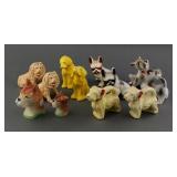 (6) SETS NOVELTY DOG SALT PEPPER SHAKERS
