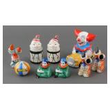 (5) VINTAGE CLOWN SALT AND PEPPER SHAKER SETS