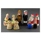 (5) ETHNIC FIGURES SALT AND PEPPER SHAKER SETS