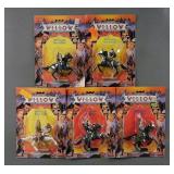 (5) SET OF WILLOW HORSE & RIDER ACTION FIGURES