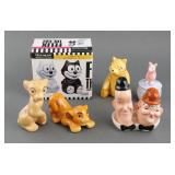 (4) COLLECTIBLE POP CULTURE SALT PEPPER SHAKERS