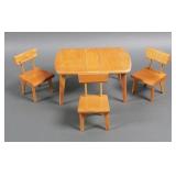 (4) STROMBECKER MID-CENTURY DOLL FURNITURE