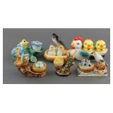 (6) NESTING BIRD SALT AND PEPPER SHAKER SETS