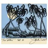 JACK LORD Palm Trees Block Print