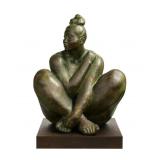ARMANDO AMAYA, Nude Woman Bronze Sculpture