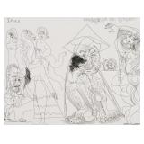 PABLO PICASSO Signed Etching, 1968
