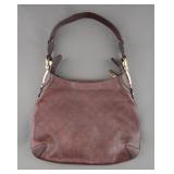 Vintage Gucci Brown Leather Hobo Handbag