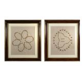 (2) TROWBRIDGE Metal Embroidery Pattern Artworks