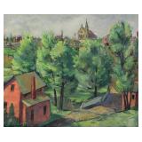 SUZANNE THOMPSON City Landscape Painting