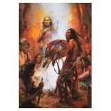 HOWARD TERPNING Native American Lithograph