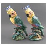 Pair of Stangl Large Cockatoo Figures