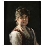 OTTO PILTZ Portrait of a Lady Painting