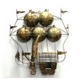 Curtis Jere Flying Machine Wall Sculpture