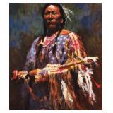HOWARD TERPNING Native American Lithograph