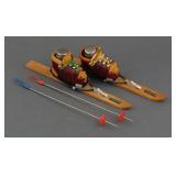 Vintage Munich Skiing Souvenir Shakers