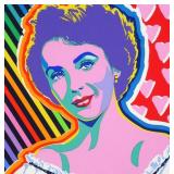 HIRO YAMAGATA Elizabeth Taylor Serigraph