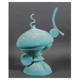 Blue Studio Ceramic Abstract Sculpture