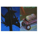 MARK STOCK Shovel Lithograph