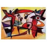 ALFRED GOCKEL Abstract Seriolithograph