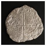 ATOCHA 8 Reales Grade 3 Silver Cob