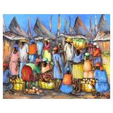 WILNER CHERIZOL Marketplace Painting