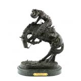 Remington Bronze, Rattlesnake Sculpture