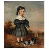 19th c Young Child Portrait LAWSON
