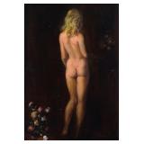 JOSEPH SHEPPARD Standing Female Nude Ptg