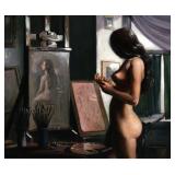 JOSEPH SHEPPARD Woman Art Studio Interior