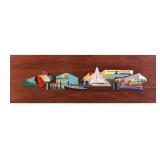 MCM Ceramic Relief Artwork