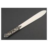 French Sterling and Ivory Letter Opener
