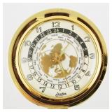 Vintage Linden World Time Travel Clock