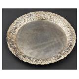 Baltimore Silver Co. Rose Repousse Tray