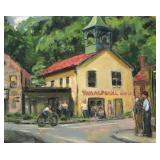 HELEN SHOTWELL Small Town Painting
