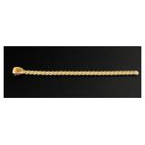 Vintage 14k Gold Belt Style Bracelet