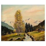 MOSER Mountain Landscape Painting