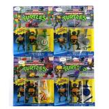 TMNT Playmates: (4) HEAD DROPPIN' Figures