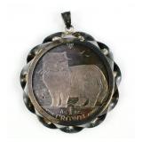 Isle of Man 1 Oz Persian Cat Proof Coin Pendant