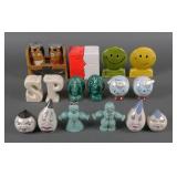 (9) Humorous Collectible Salt Pepper Shakers