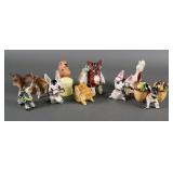 (7) Vintage Donkey Mule Salt Pepper Shakers