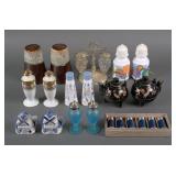 (9) Vintage Decorative Salt and Pepper Shakers