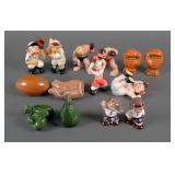 (7) Sports Theme Salt and Pepper Shaker Sets