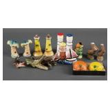 (6) Vintage Florida Souvenir Salt Pepper Shakers