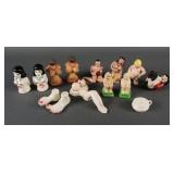 (7) Vintage Fetish Risque Salt Pepper Shaker Sets