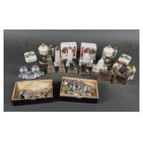 (12) Vintage City Souvenir Salt and Pepper Shakers